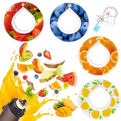 GJKLO 4 Stück flasche pods airrup pods trinkflasche mit...